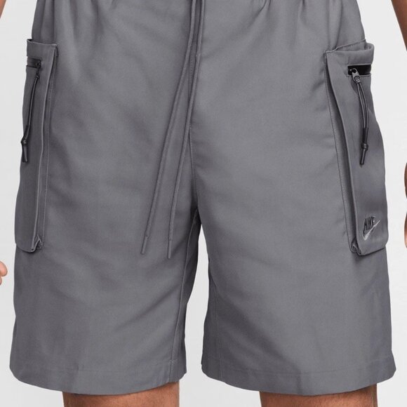 Nike Sportswear Tech Pack Woven Utility Shorts FB7528-068 Gray Mens L $125 NEW - Picture 9 of 11